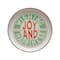 Hello Honey® 14.5" Wishing Joy And Happiness Round Enameled Tray